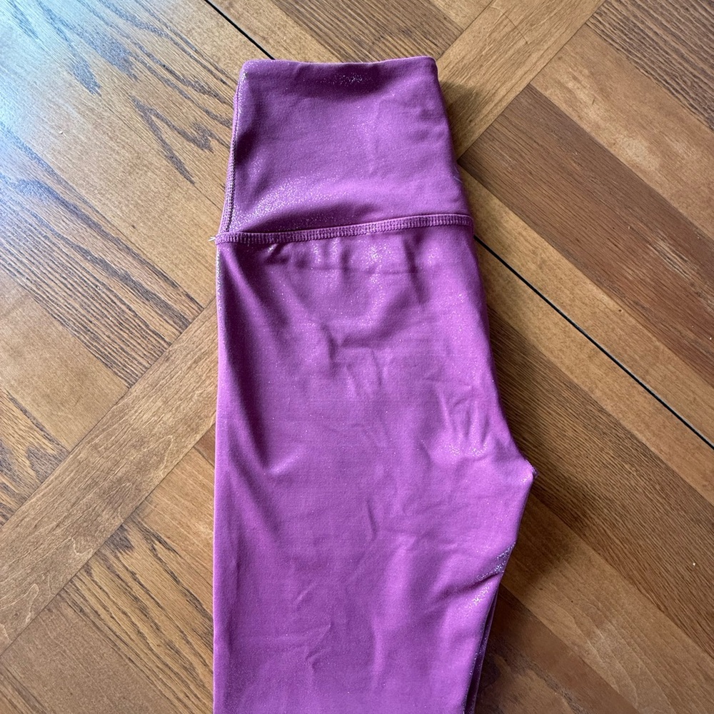 Pink Glitter Like new leggings - Picture 3 of 5